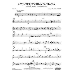 A Winter Holiday Fantasia - Violin 1